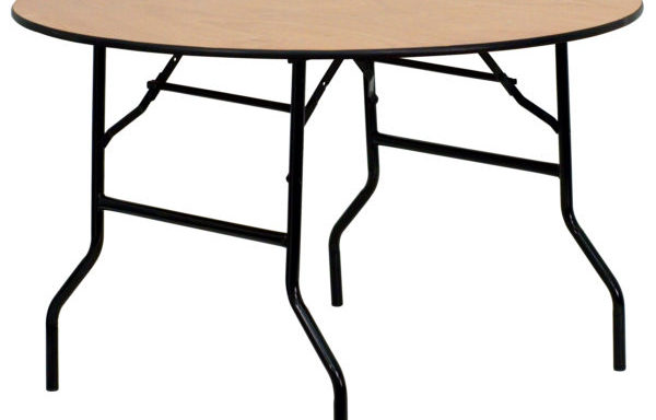 4′ Round Wood Table