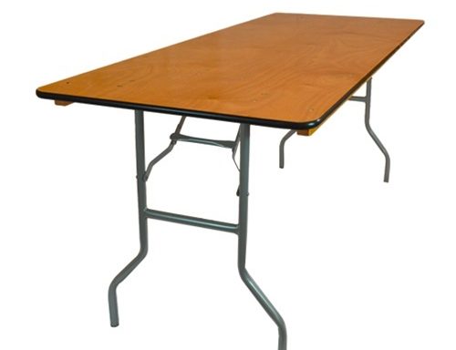 8′ Banquet Wood Table
