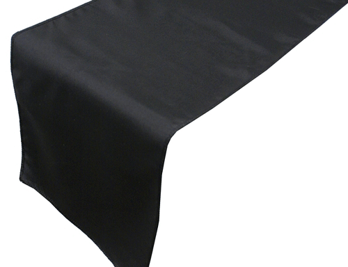 Black Table runner