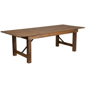 8′ Wood Farmhouse Table