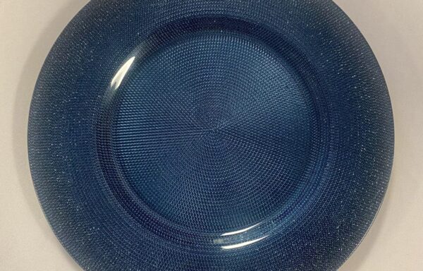 Charger Plate- Navy Shimmer