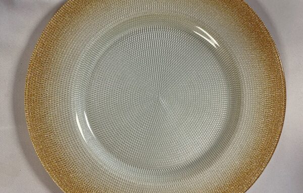 Charger Plate- Gold Ombre