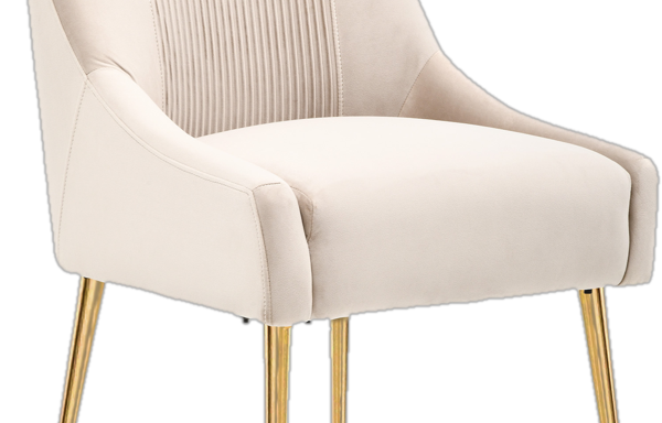 Velvet Joli Chair- White (SET OF 2)